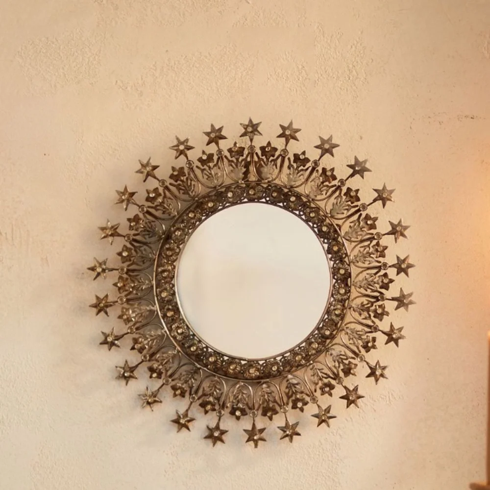 12” Starry Crown Mirror (small) * - Picture 2 of 13